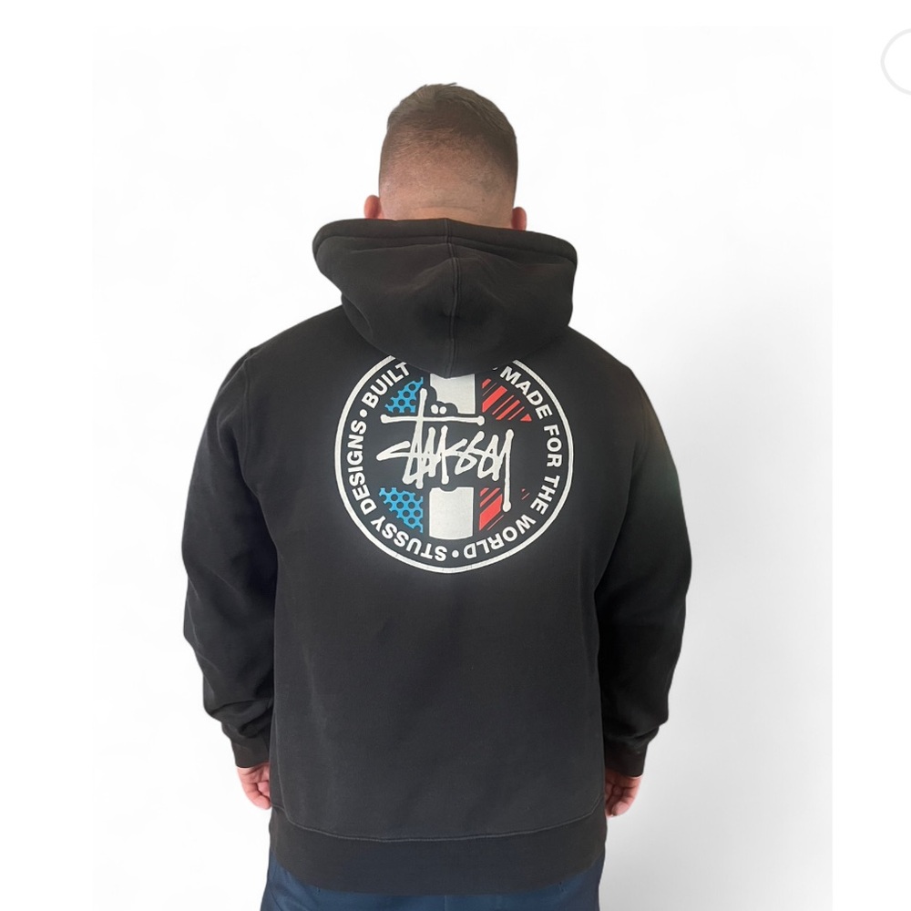 Stussy Charcoal Hoodie for Men - Picture 9 of 9